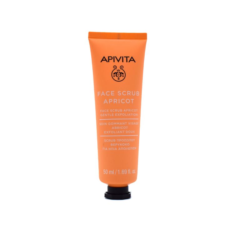 Apivita Face Scrub with Apricot Gentle Exfoliating 50ml