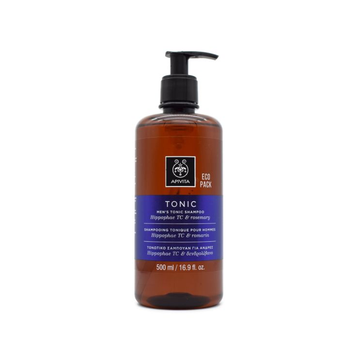 Apivita Eco Pack Tonic Men's Shampoo Ανδρικό Τονωτικό Σαμπουάν Κατά της Τριχόπτωσης 500ml 