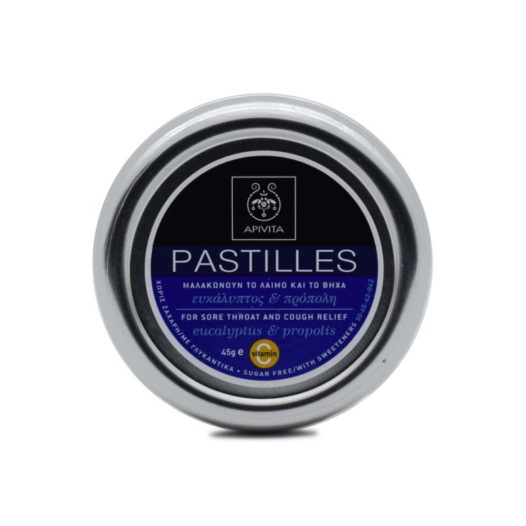 Apivita Pastilles with Eucalyptus & Propolis  45g