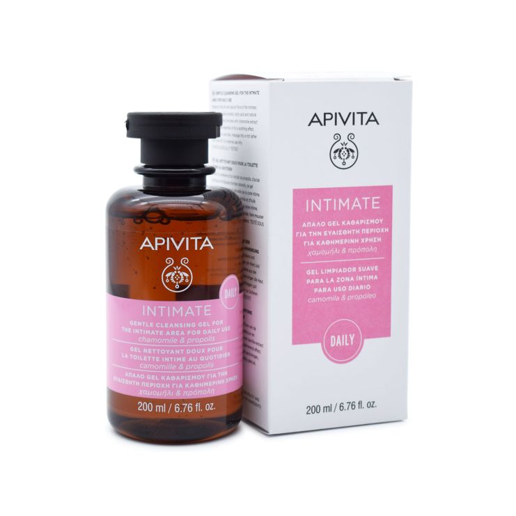 Apivita Intimate Daily Gel Cleansing with Chamomile & Propolis 200ml