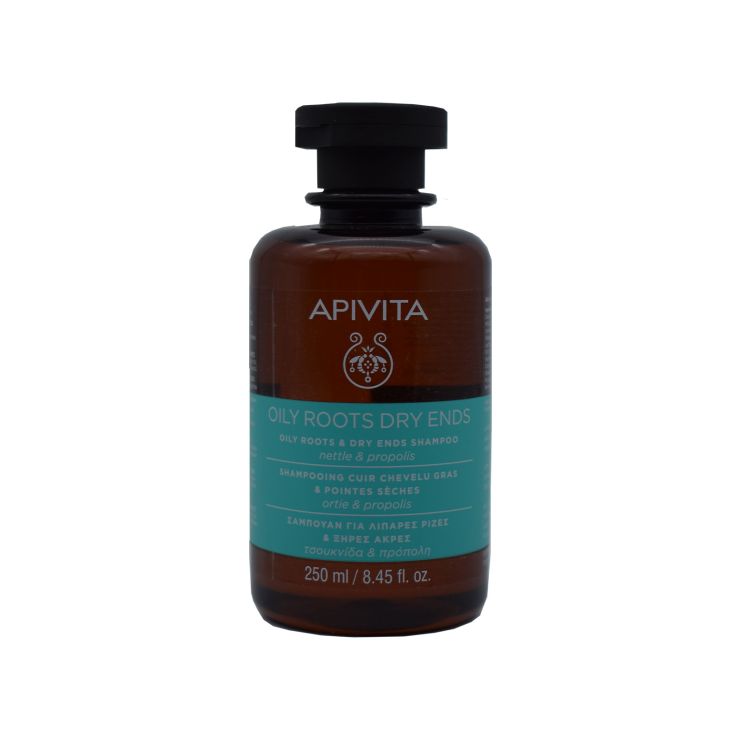 Apivita Oily Roots Dry Ends Shampoo with Nettle & Propolis 250ml
