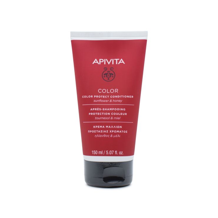 Apivita Color Protect Conditioner Κρέμα Προστασίας Χρώματος & Ενυδάτωσης Για Βαμμένα Μαλλιά 150ml