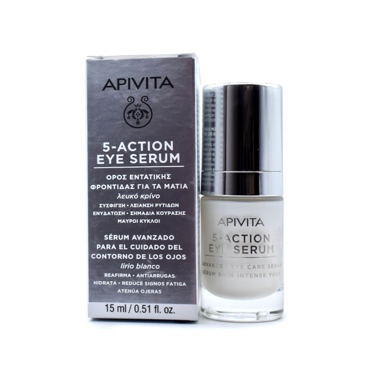 Apivita 5-Action Eye Serum  Ορός Εντατικής Φροντίδας για τα Μάτια 15ml