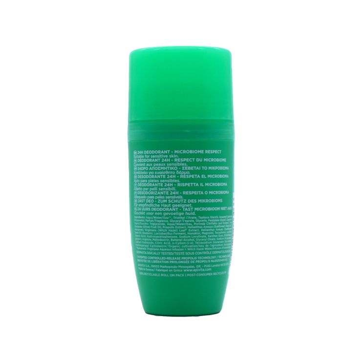 Apivita Bee Fresh 24h Deodorant - Microbiome Respect Roll-On 50ml