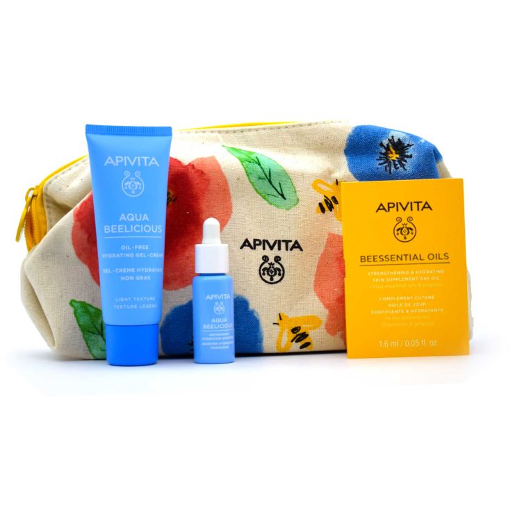 Apivita Blooming Beauty Aqua Beelicious Gel Cream Light Texture 40ml & Hydratant Booster 10ml & Beessential Oil 1.6ml