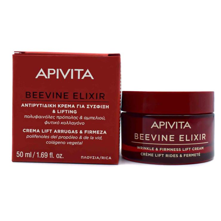 Apivita Beevine Elixir Αντιρυτιδική Κρέμα για Σύσφιξη & Lifting Πλούσιας Υφής 50ml