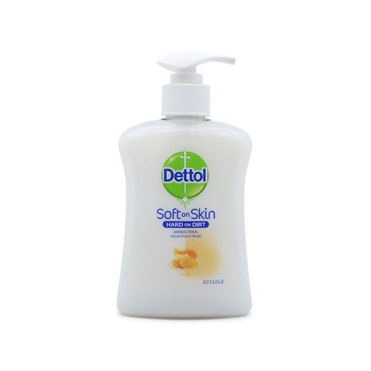 Dettol Liquid Hand Wash Αντηβακτηριδιακό Κρεμοσάπουνο Μέλι με Αντλία 250ml