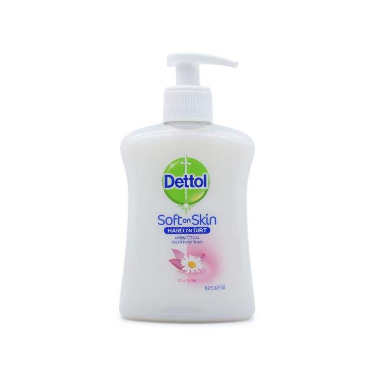 Dettol Liquid Hand Wash Αντηβακτηριδιακό Κρεμοσάπουνο Χαμομήλι με Αντλία 250ml