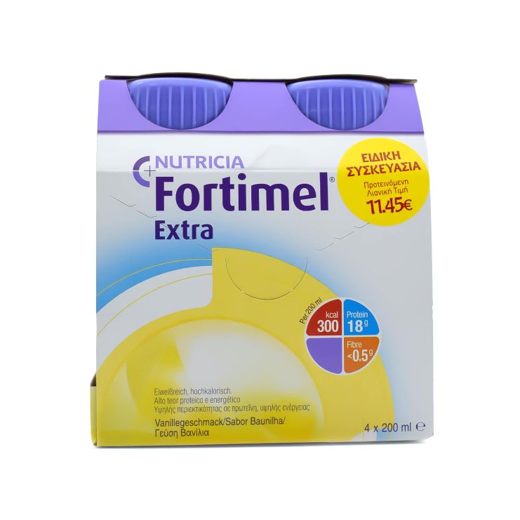 Nutricia Fortimel Extra Βανίλια 4 x 200ml