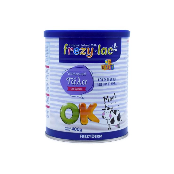 Frezyderm Frezylac OK Βιολογικό Γάλα σε Σκόνη έως τον 6ο Μήνα 400g