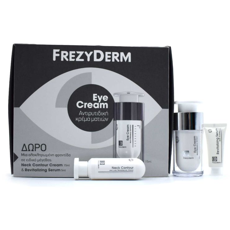 Frezyderm Anti-Wrinkle Eye Cream 15ml & Neck Contour Cream 15ml & Revitalizing Serum 5ml