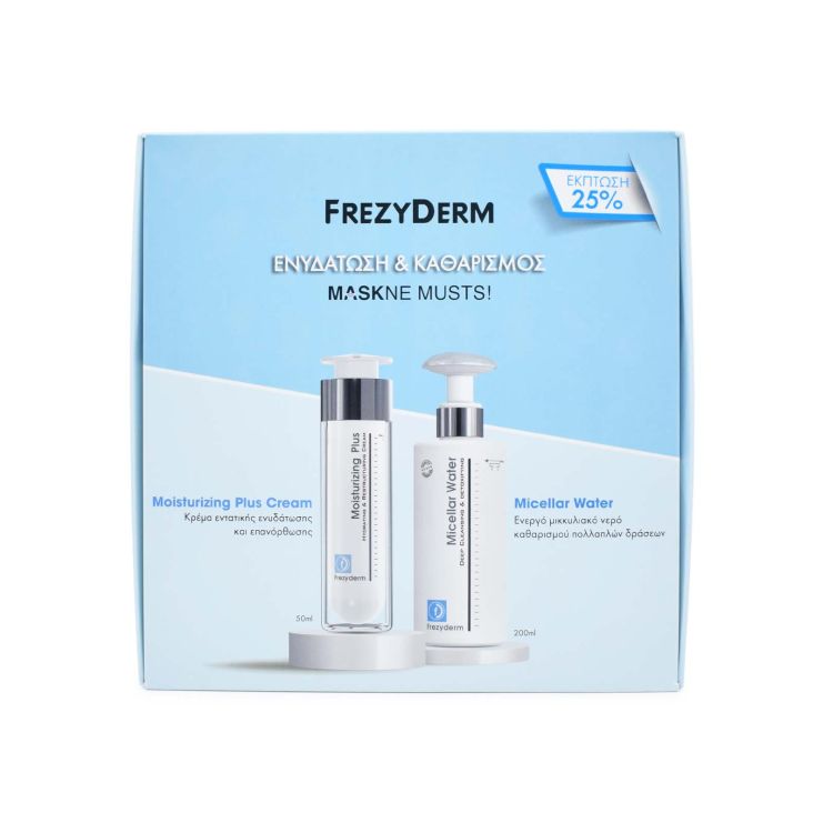 Frezyderm Moisturizing Plus Cream 50ml & Micellar Water 200ml