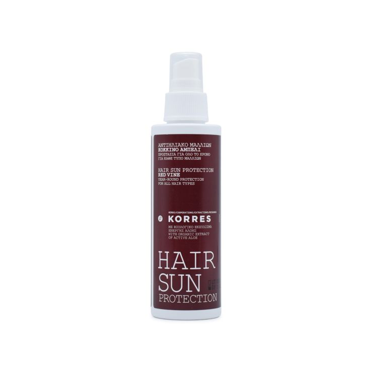 Korres Hair Sun Protection Αντηλιακό Μαλλιών Με Κόκκινο Αμπέλι 150ml