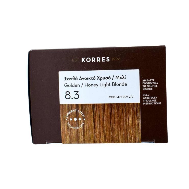 Korres Argan Oil Advanced Colorant 8.3 Honey Light Blonde