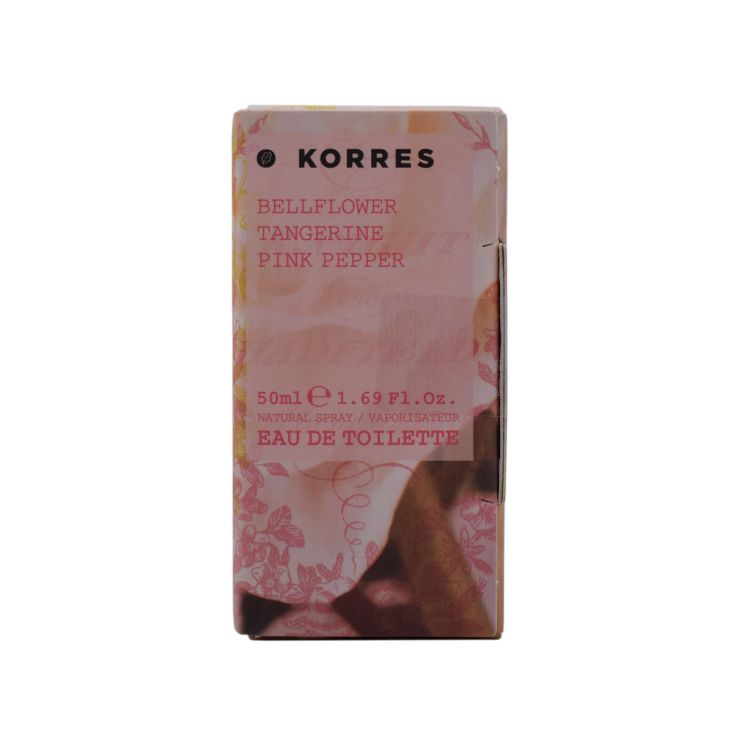 Korres Eau de Toilette for Women Bellflower Tangerine and Pink Pepper 50ml