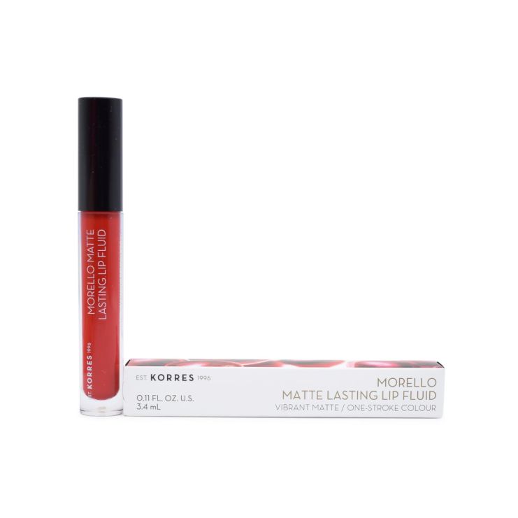 Korres Morello Matte Lasting Lip Fluid 53 Red Velvet 3.4ml