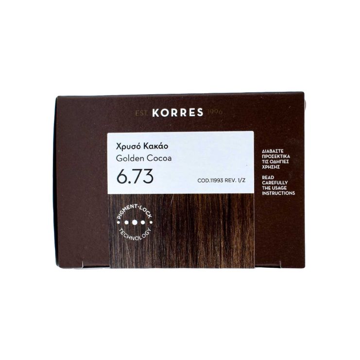 Korres Argan Oil Advanced Colorant 6.73 Χρυσό Κακάο