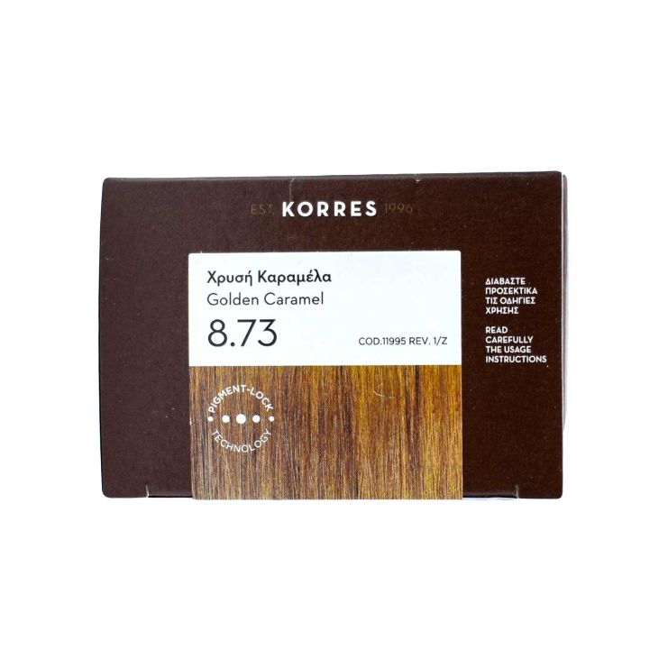 Korres Argan Oil Advanced Colorant 8.73 Golden Caramel