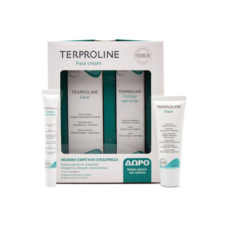 Synchroline Terproline Face Cream 50ml & Contour Eyes and Lips 15ml