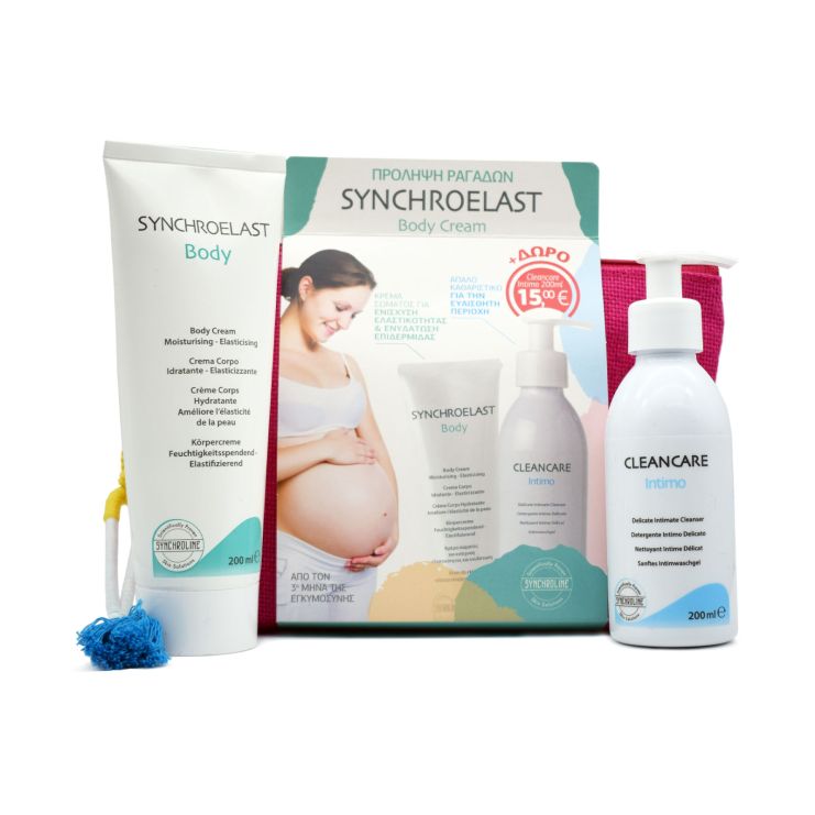 Synchroline Synchroelast Body Cream 200ml & Cleancare Intimo 200ml