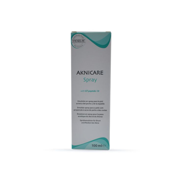 Synchroline Aknicare Spray Emulsion with GT peptide-10 Chest & Back 100ml