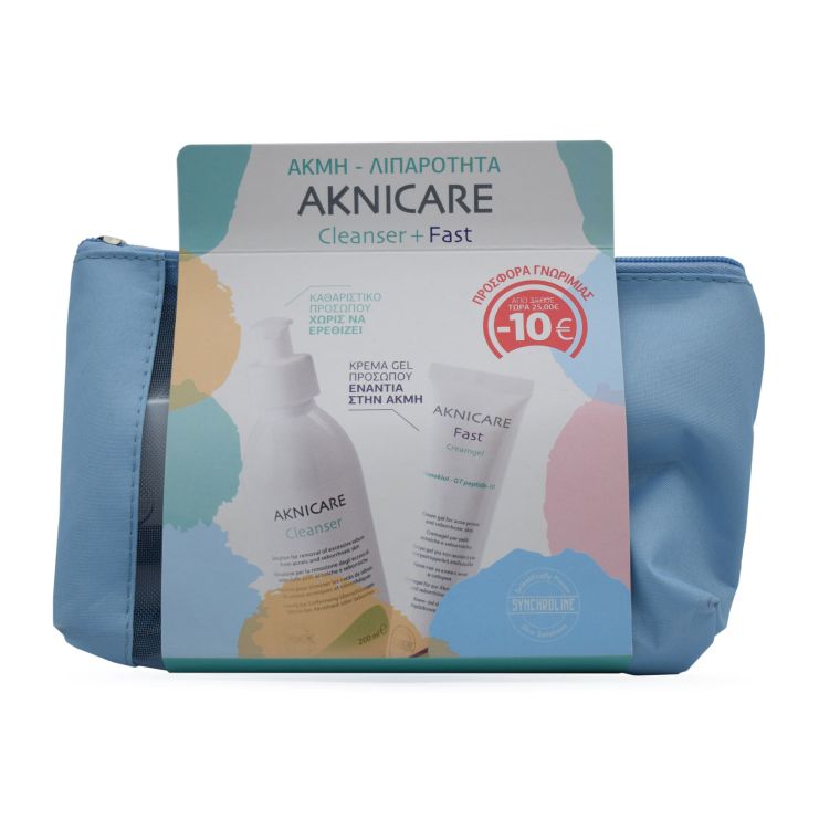 Synchroline Aknicare Cleanser 200ml & Aknicare Fast Creamgel 30ml 