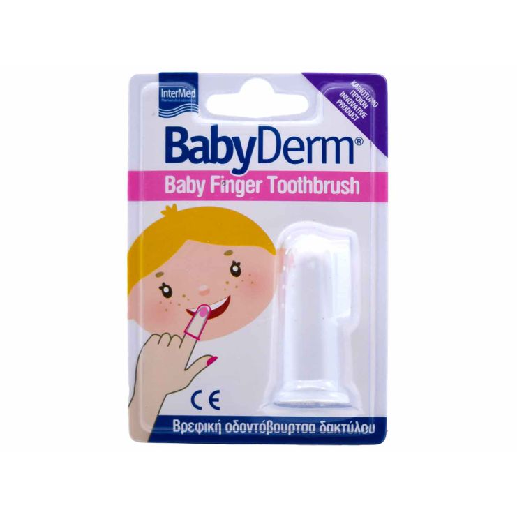 Intermed Babyderm Βρεφική Οδοντόβουρτσα Δακτύλου
