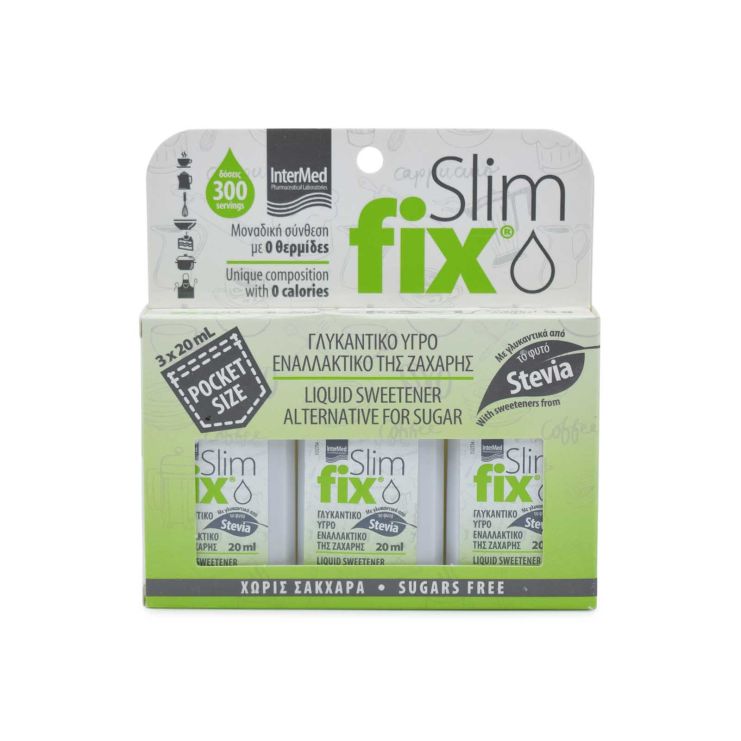 Intermed Stevia Slim Fix Pocket Size 3 x 20ml