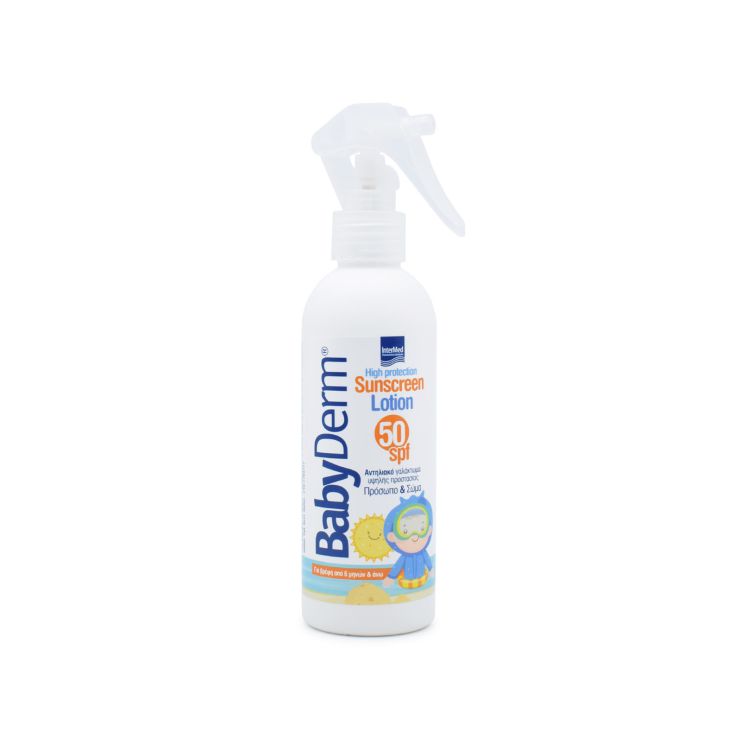 Intermed Babyderm High Protection Sunscreen Lotion SPF50 200ml