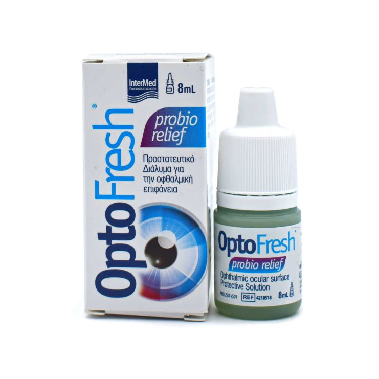 Intermed OptoFresh Probio Οφθαλμικές Σταγόνες 8ml