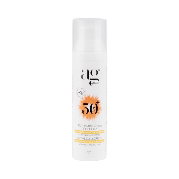 Ag Pharm Face Sunscreen SPF50+ Αντηλιακή Κρέμα Προσώπου 75ml