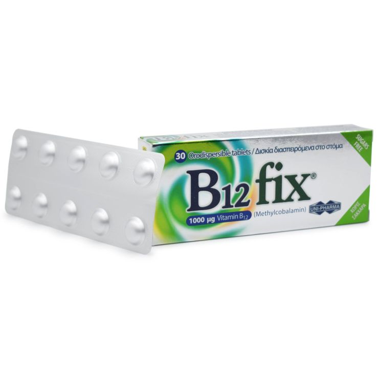 Uni-Pharma B12 fix 1000μg 30 tabs