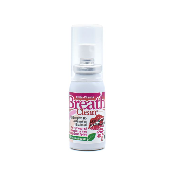 Uni-Pharma Breath Clean Δυόσμος 20ml