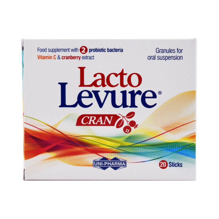 Uni-Pharma Lacto Levure Cran 20 sticks
