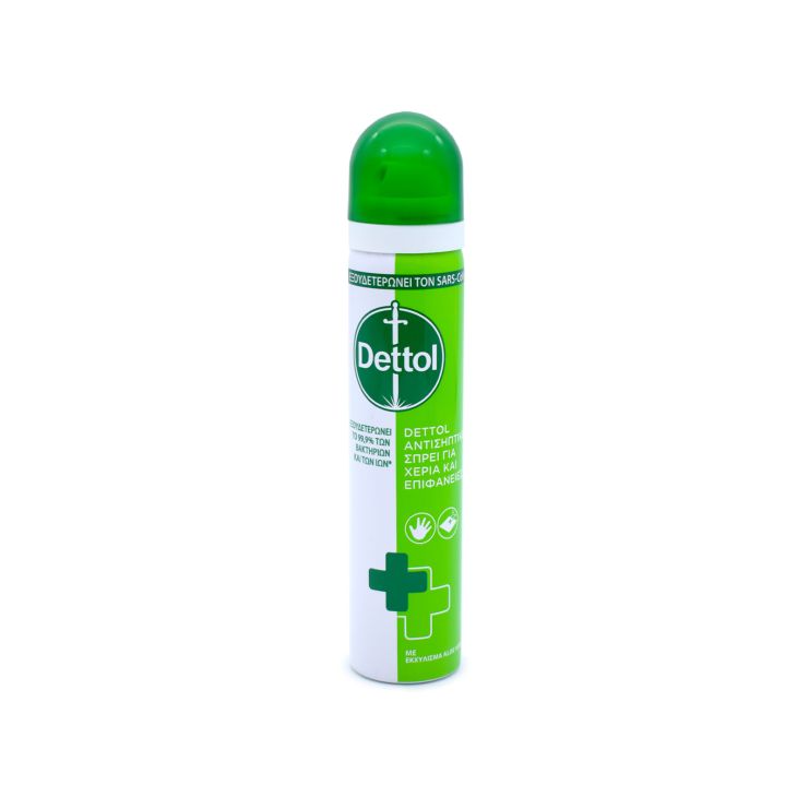 Dettol Hands and Surfaces Sanitiser Spray Aloe Vera 90ml