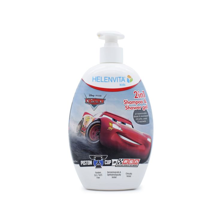 Helenvita Kids Cars 2 in 1 Shampoo & Shower Gel 500ml