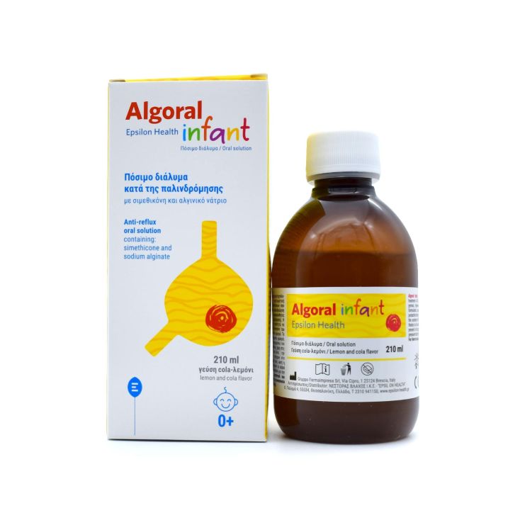Epsilon Health Algoral Infant Πόσιμο Διάλυμα κατά της Παλινδρόμησης 210ml