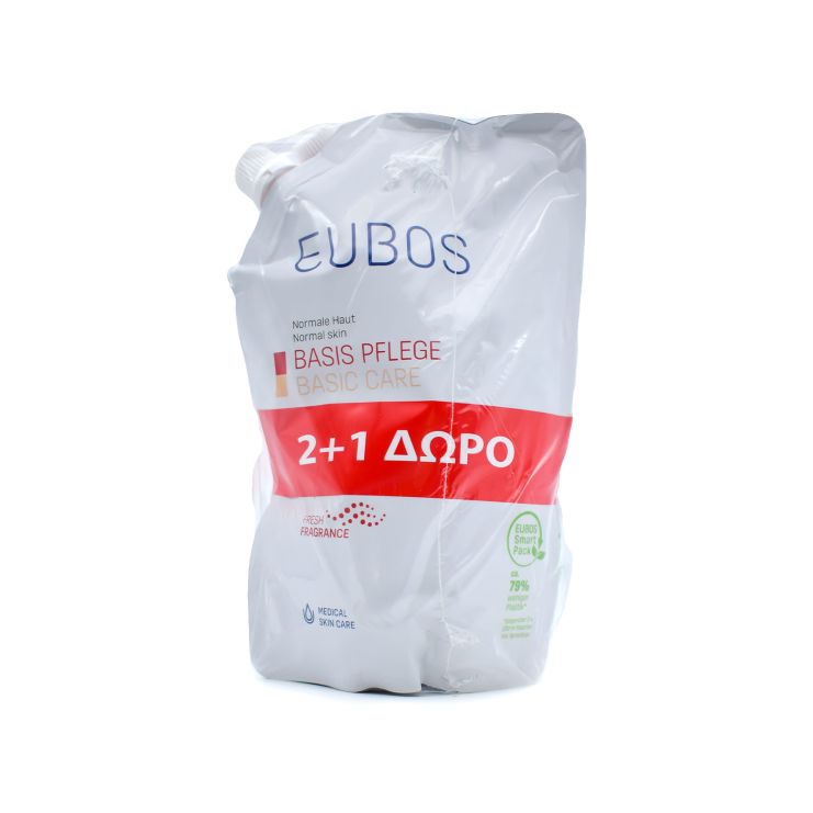 Eubos Liquid Washing Emulsion Red Refill 3x400ml