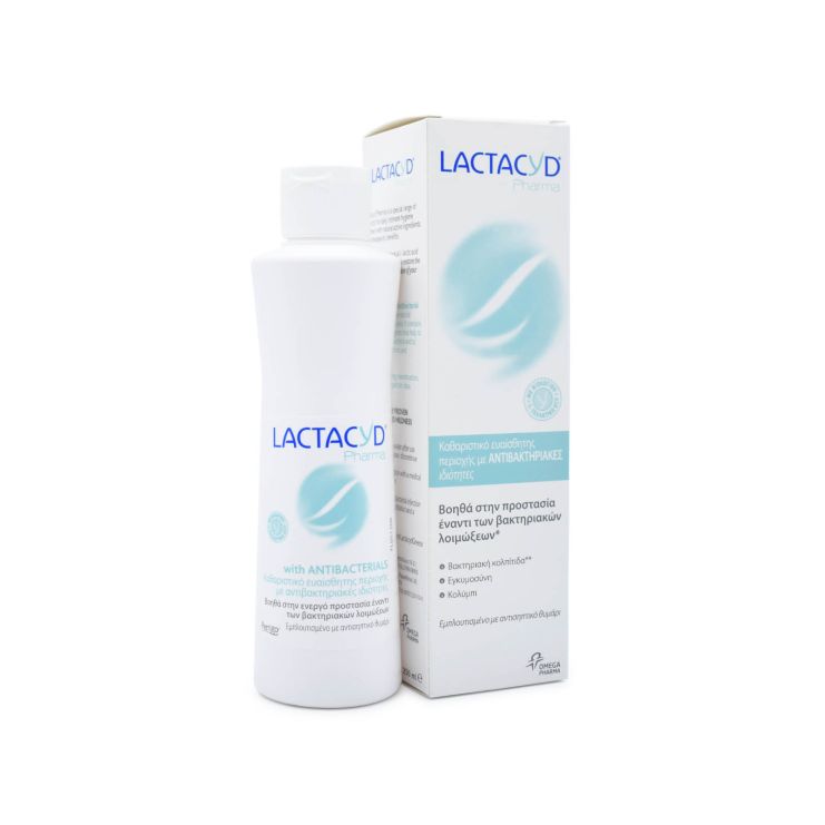 Lactacyd Pharma Antibacterials Wash Με Αντιβακτηριακές Ιδιότητες 250ml