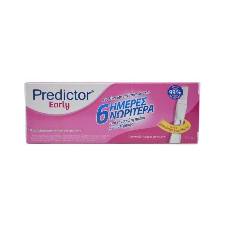 Predictor Early Τέστ Εγκυμοσύνης Γρήγορης Ανίχνευσης 1 τμχ
