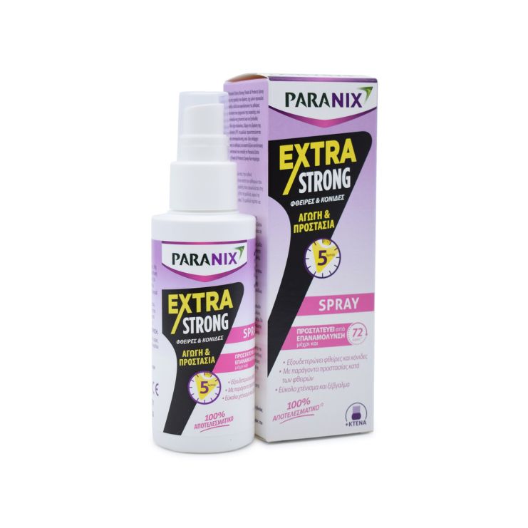 Omega Pharma Paranix Extra Strong Αγωγή & Προστασία Spray 100ml & Χτένα