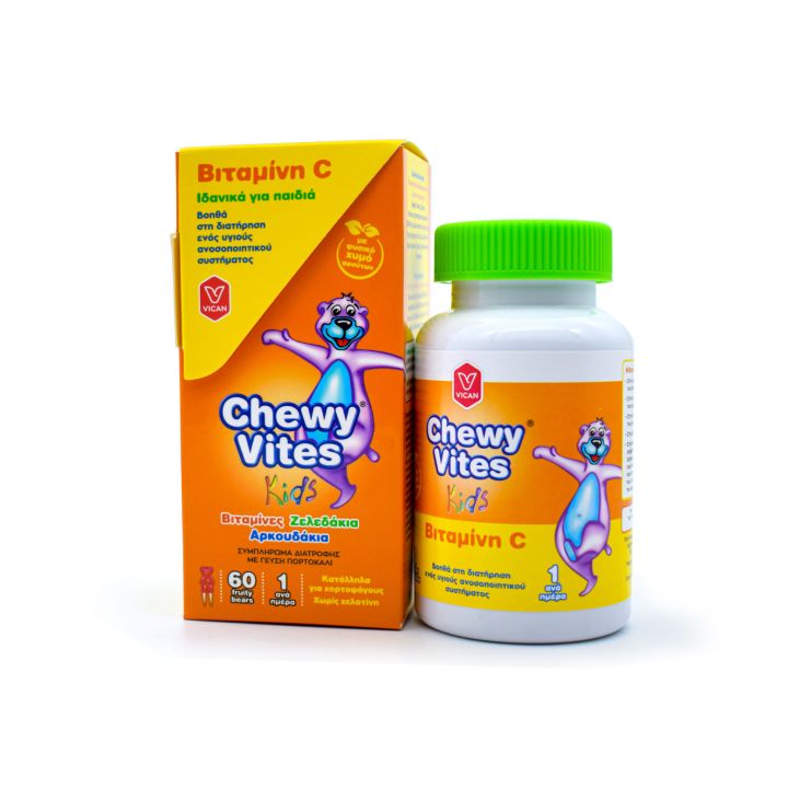 Vican Chewy Vites Vitamin C 60 μασώμενα ζελεδάκια