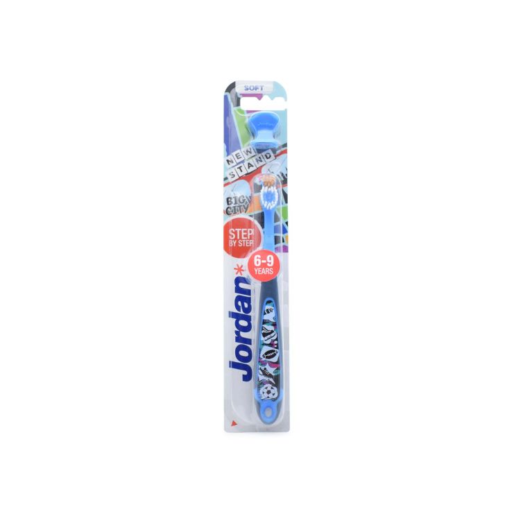 Jordan Παιδική Οδοντόβουρτσα Μπλε Soft Step 6-9 years 7038516220301