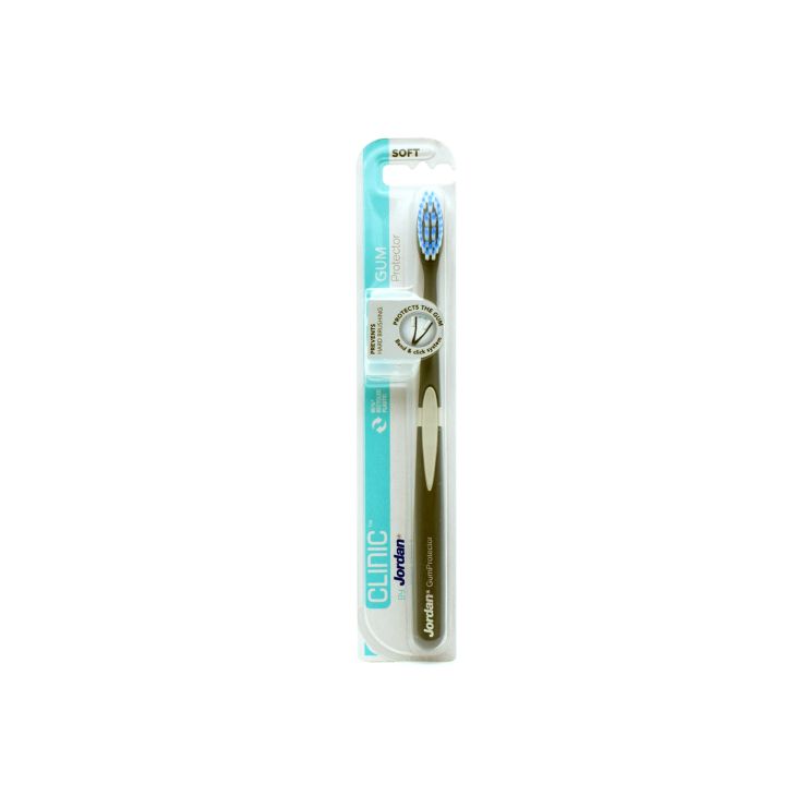 Jordan Clinic Toothbrush Gum Protector Soft Μαύρη 1τμχ 7038516545206