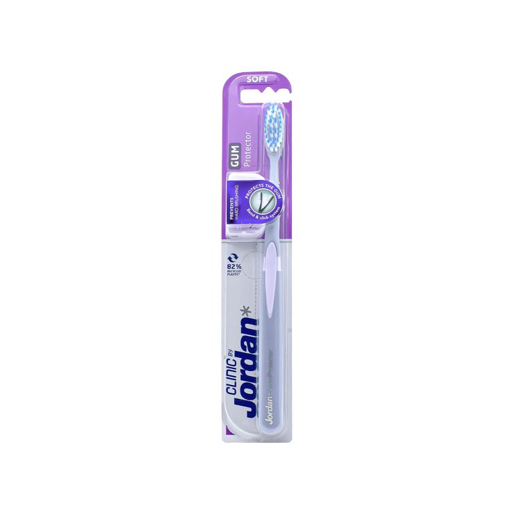 Jordan Clinic Οδοντόβουρτσα Gum Protector Soft Γκρί Ρόζ 1 τμχ 7038516545206