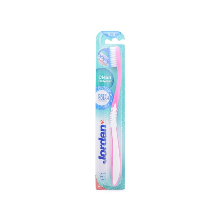 Jordan Toothbrush Clean Between Soft Pink 7038516557308