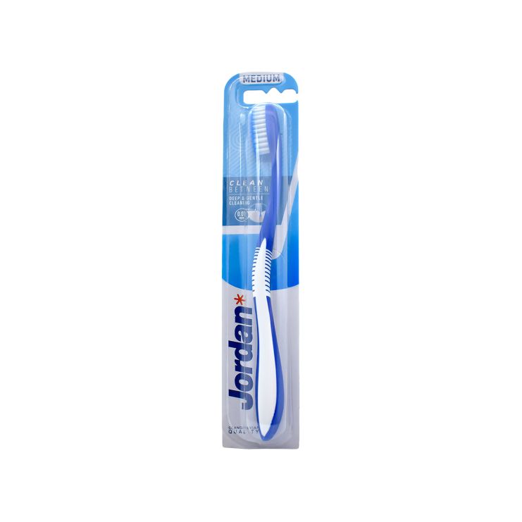 Jordan Toothbrush Clean Between Medium Blue 7038516558305