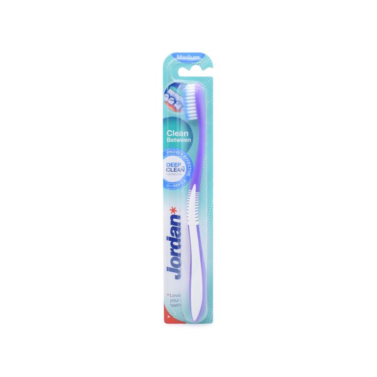 Jordan Toothbrush Clean Between Medium Μώβ 7038516558305