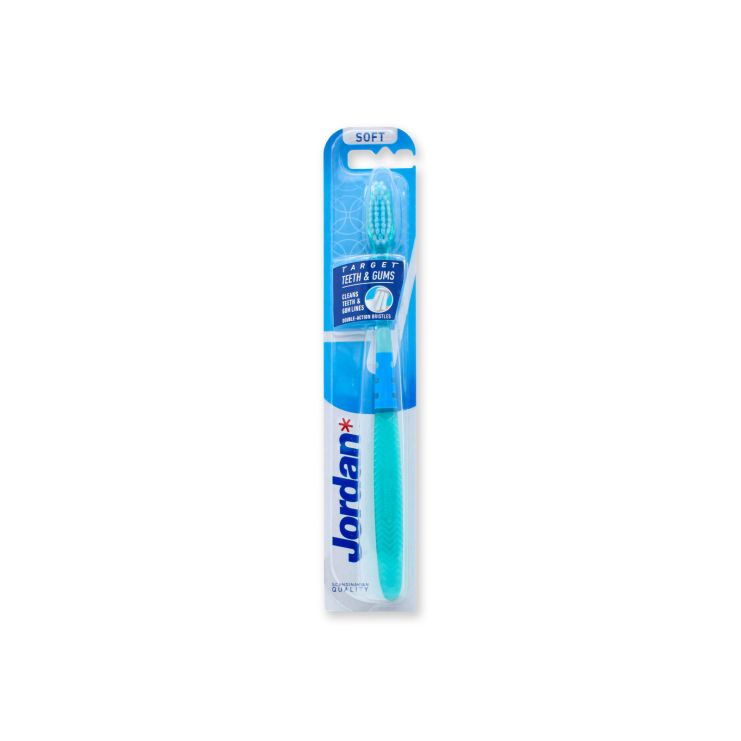 Jordan Toothbrush Target Teeth & Gums Soft Green 7046110063538