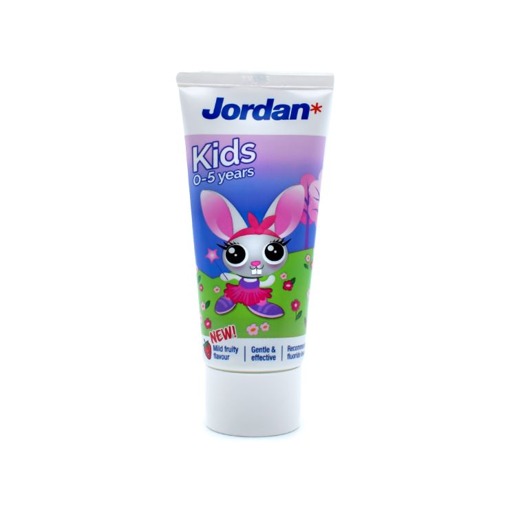 Jordan Toothpaste Bunny 50ml 500 ppm with Mild Fruity Flavor from 0 years 7046110071519